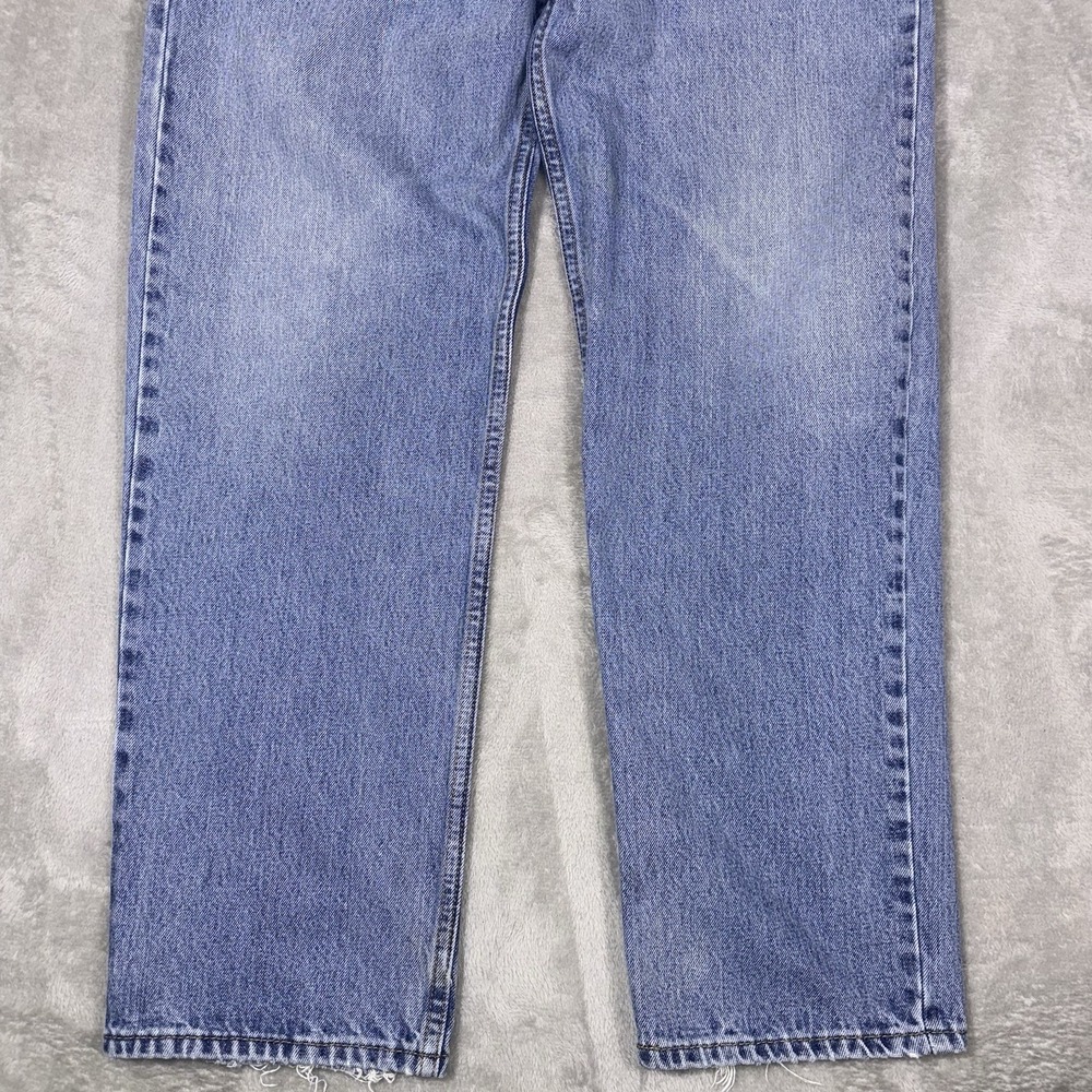 Levis 550 Jeans Mens 36x32 Blue Medium Wash Relaxed Tapered Denim Casual - Picture 3 of 13